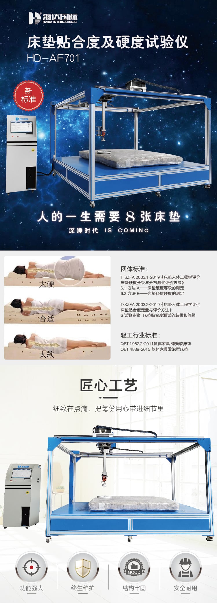 HD-AF701床垫贴合度及硬度试验仪详情页1