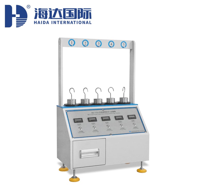 HD-C524-常温型胶带保持力试验机(5组) HD-C524-常温型胶带保持力试验机(5组)